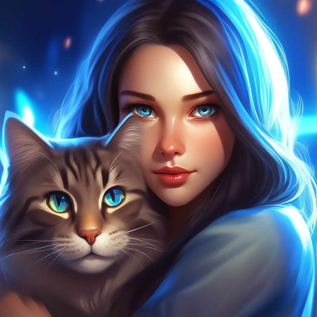 Кошки исполняют желания ( нейросеть) 