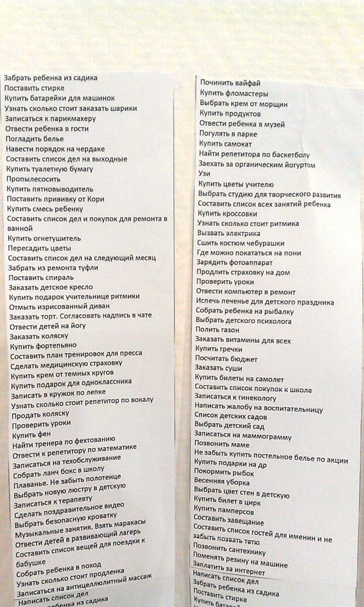 знакомые всем списки бесконечных дел (фотография АРТ-выставки в ИГУМО) 