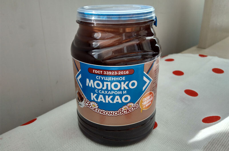 Сгущенное молоко с какао