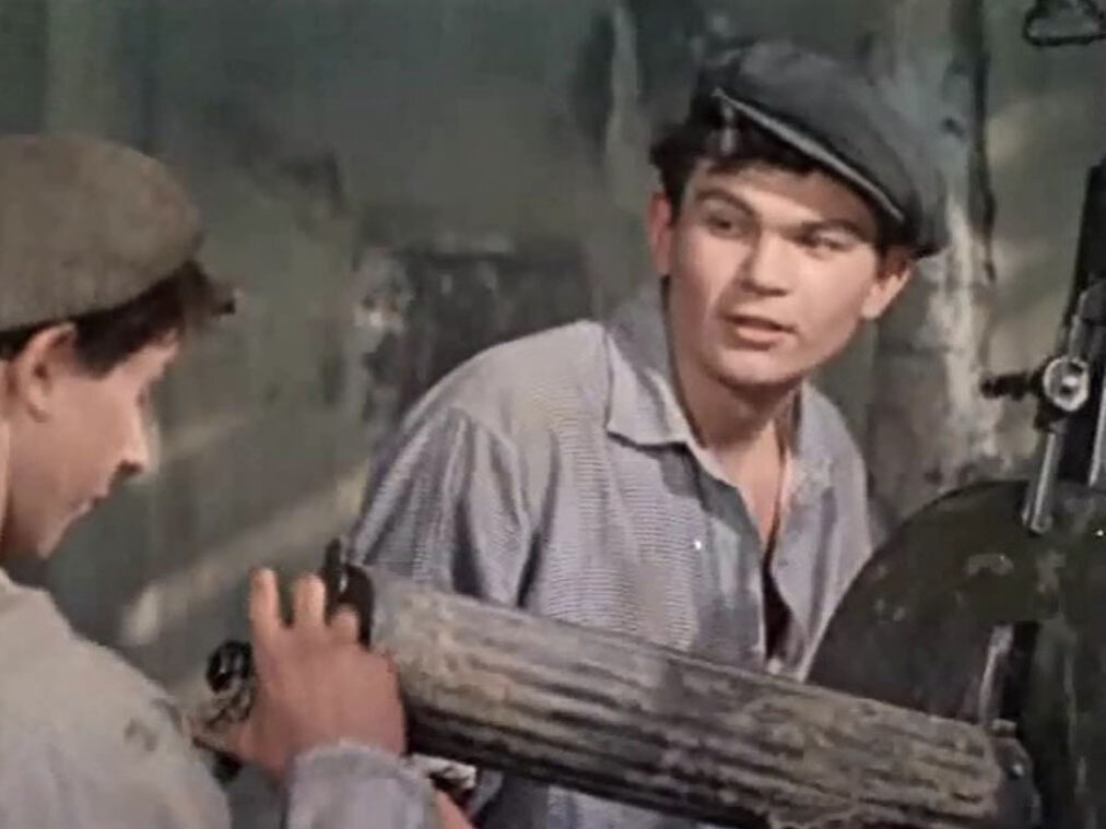 кадр из фильма «Партизанская искра», 1957 год