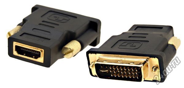 Переходник hdmi-dvi Картинка с сайта 24aul.ru