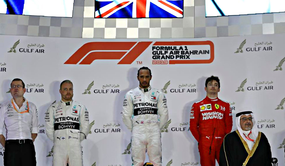 Дубль Mercedes на Гран-при Бахрейна 2019.