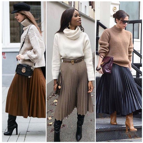 Правильное сочетание длины юбки и верхней одежды - блог от Bella Bicchi