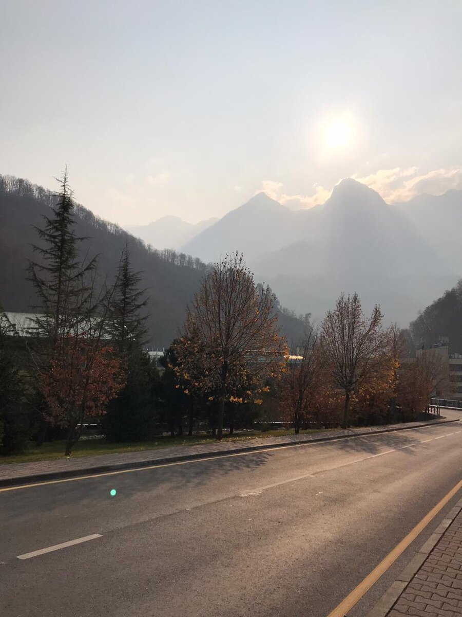 Дорога вдоль которой мы проложили свой маршрут.