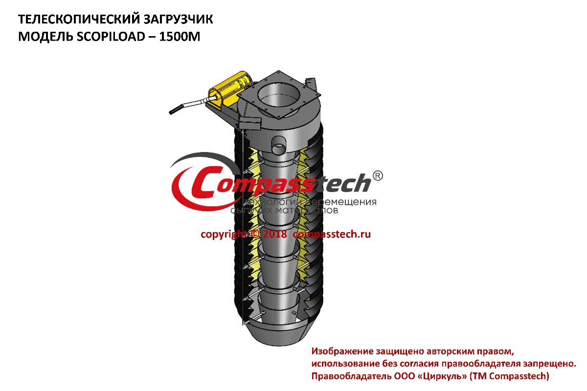 Телескопический загрузчик модель SCOPILOAD-1500M