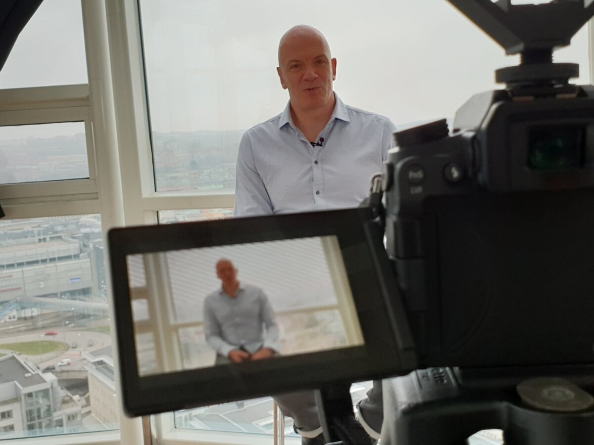 Сэм Клебанов, Съемки передачи "Особый взгляд" с Сэмом Клебановым", Источник: facebook.com/sam.klebanov/photos