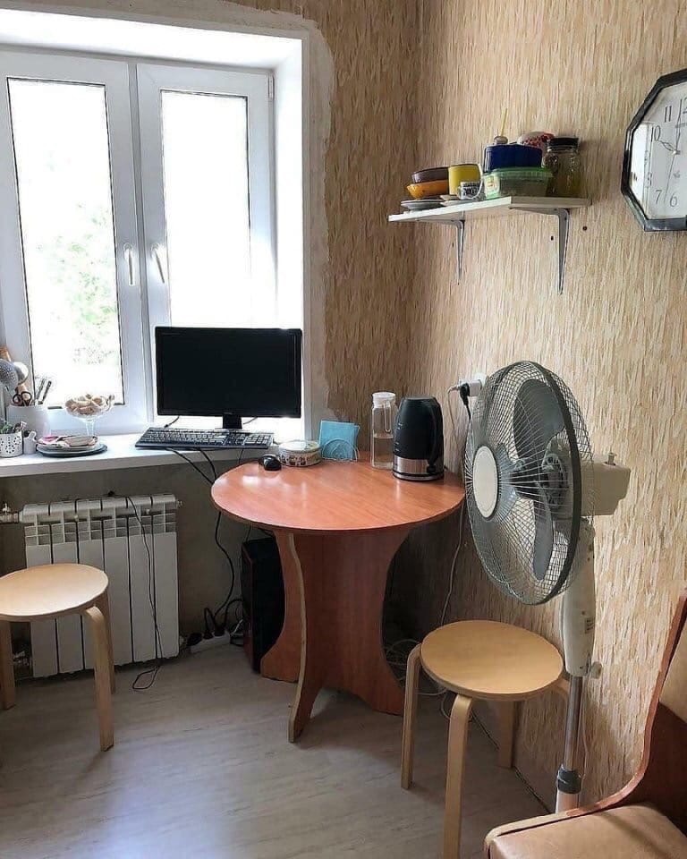 Так выглядела кухня до ремонта