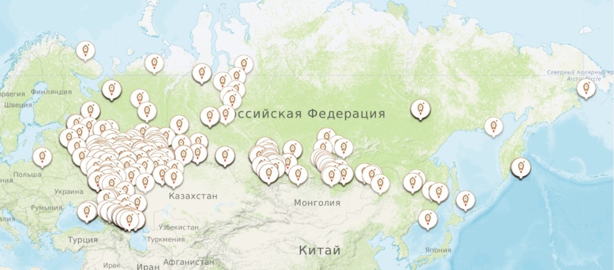 География центров "Мой бизнес"