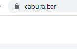На данный момент домен сайта cabura.bar