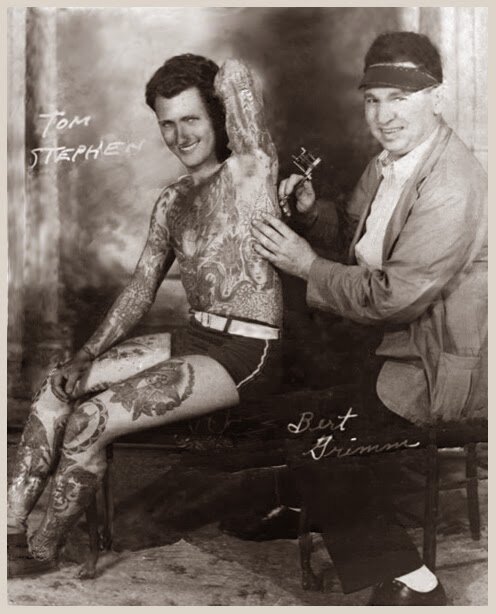 Берт Гримм за работой