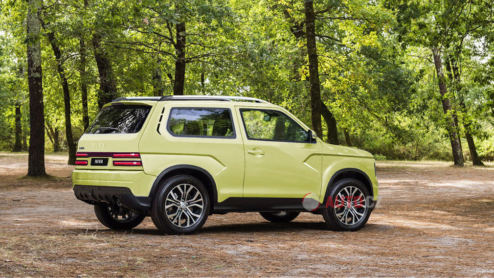 Рендер обновлённой Lada 4x4   Фото: Auto.cz  