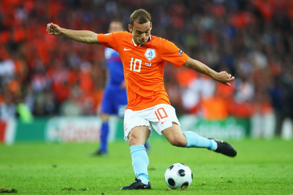 Снейдер в матче против сборной Франции. Групповой этап.