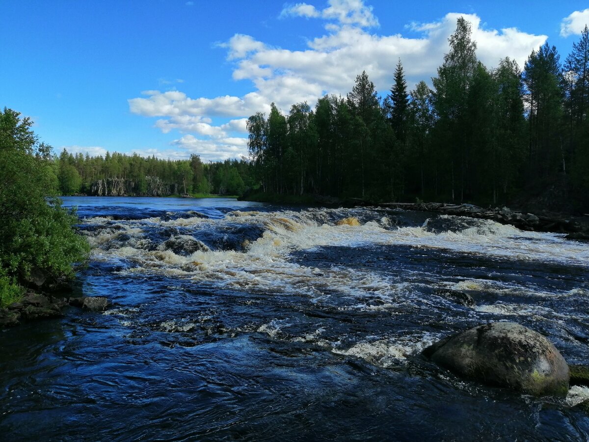 Тунат река Карелия