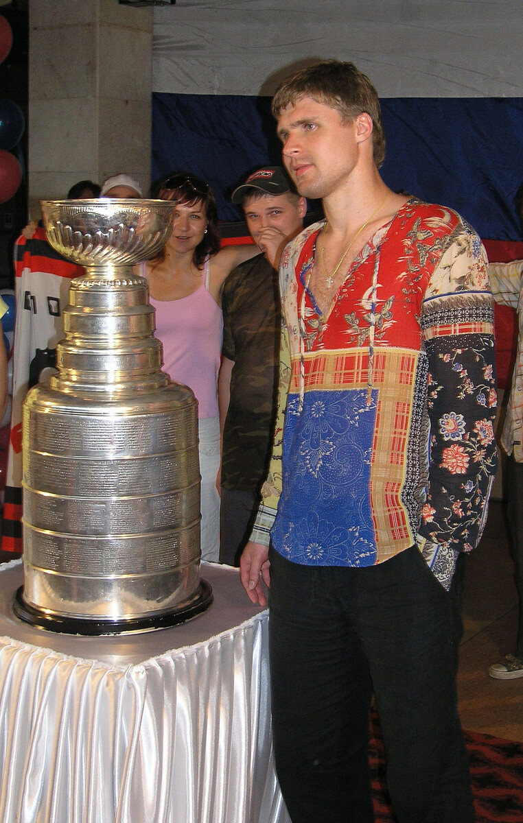 Ilya Bryzgalov and Stainley Cup, Togliatti, Russia
