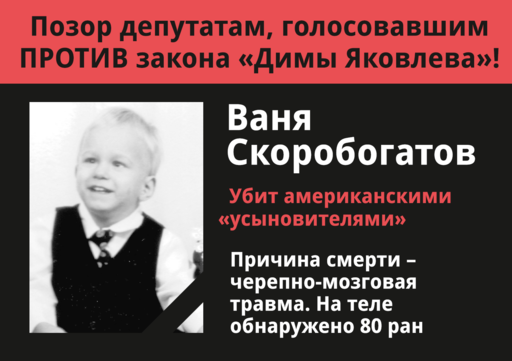 закон димы яковлевой