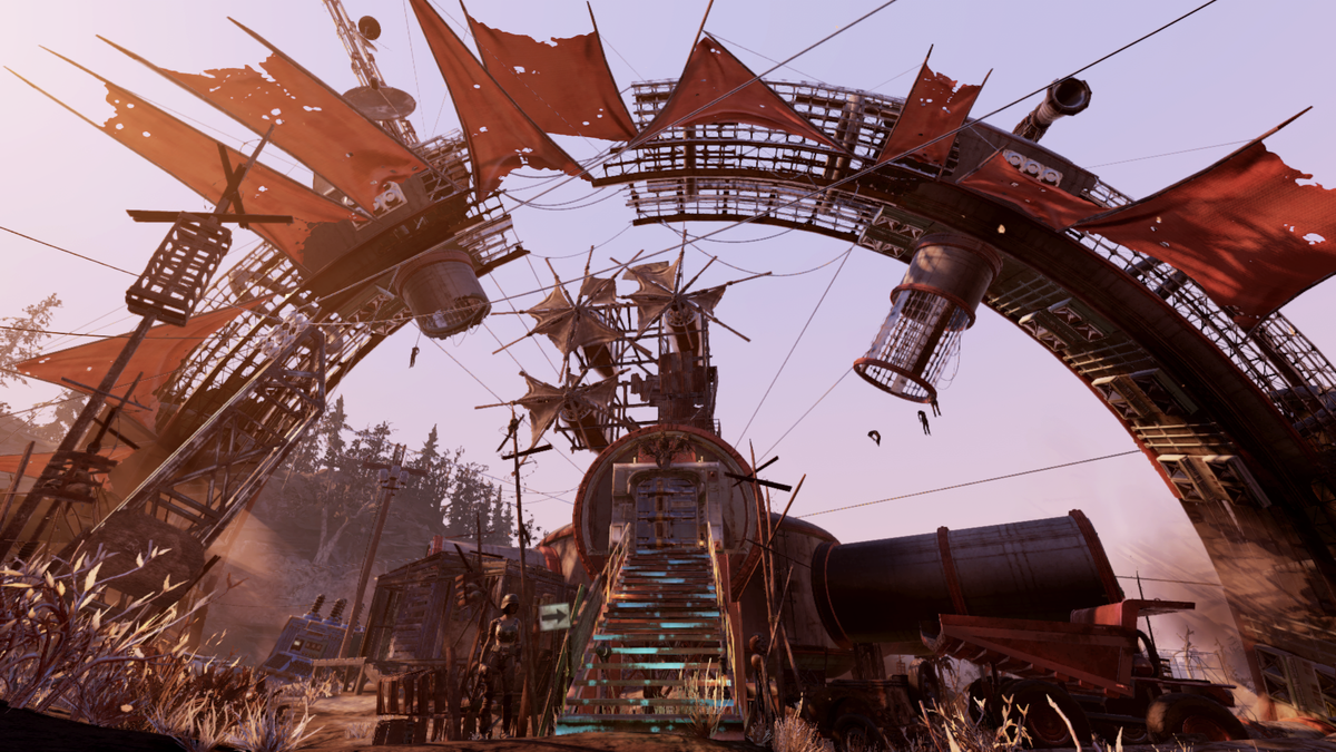 Fallout 76: кратер - локация рейдеров
