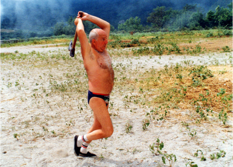 На тех самых съёмках. Но об этом ниже.