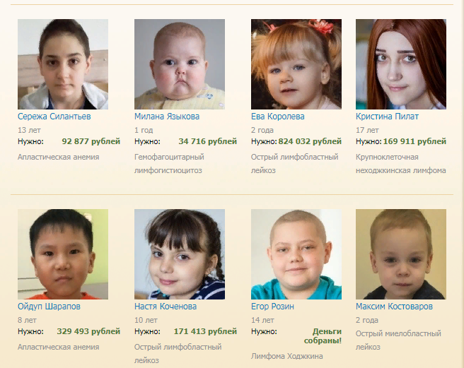 С сайта фонд Подари жизнь"