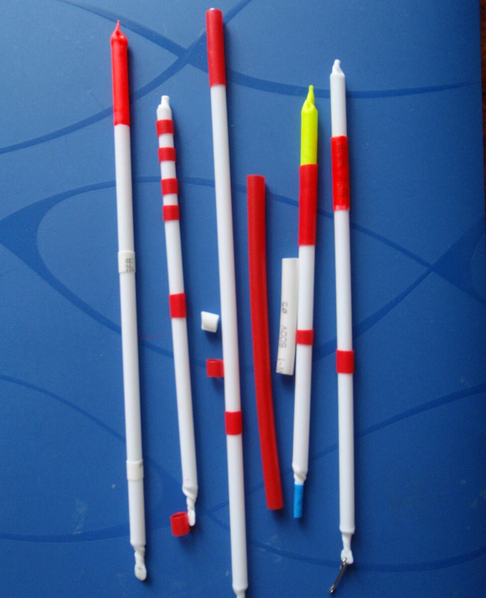 Поплавки из стержня.