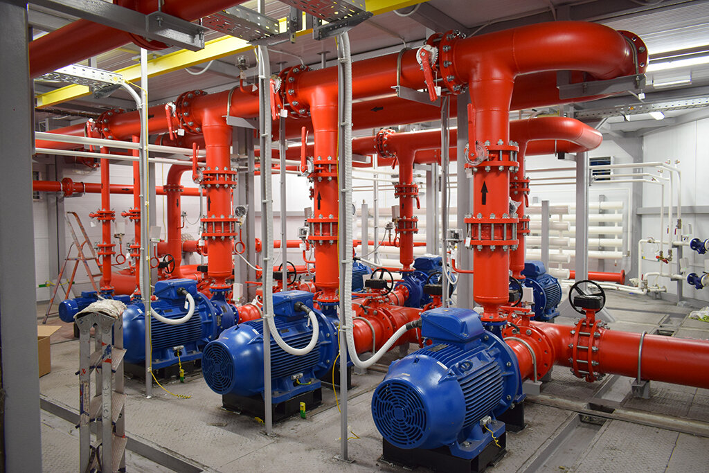 Насосная станция хозяйственно-питьевого и производственно-противопожарного водоснабжения