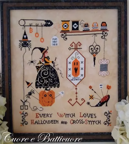 Cuore e batticuore - Halloween and Cross-Stitch (Хэллоун и вышивка).