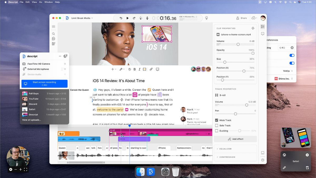 Фото из блога Descript