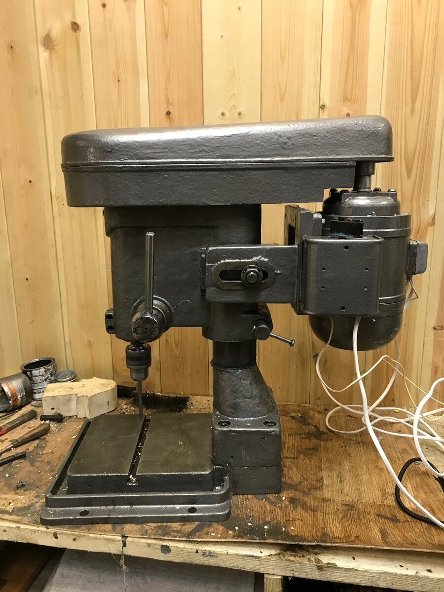 Сверлильный станок 2А106 после восстановления