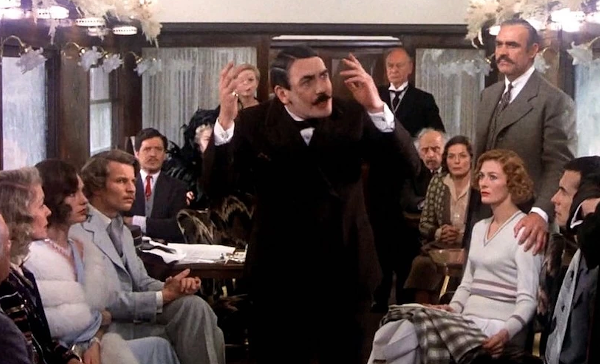 Шон Коннери в фильме"Убийство в восточном экспрессе"