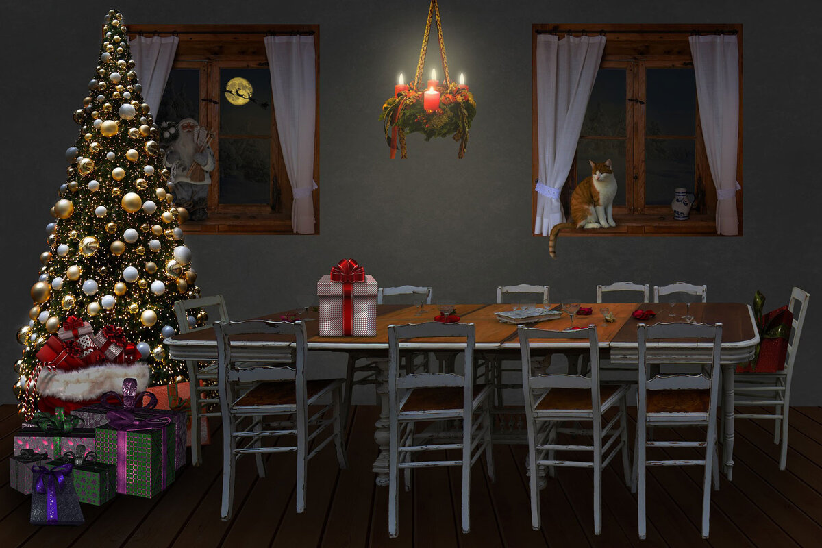 Правильно накрываем праздничный стол в новогоднюю ночь. Фото с pixabay