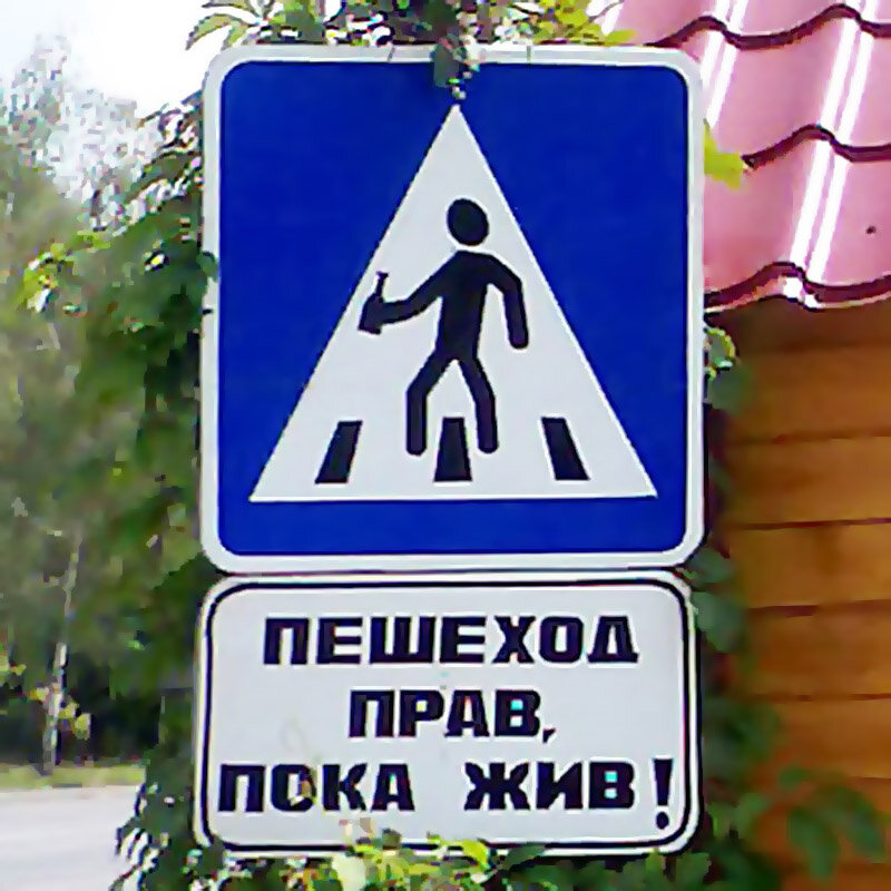 2. Тонкий намек на пункт 4.5 ПДД РФ