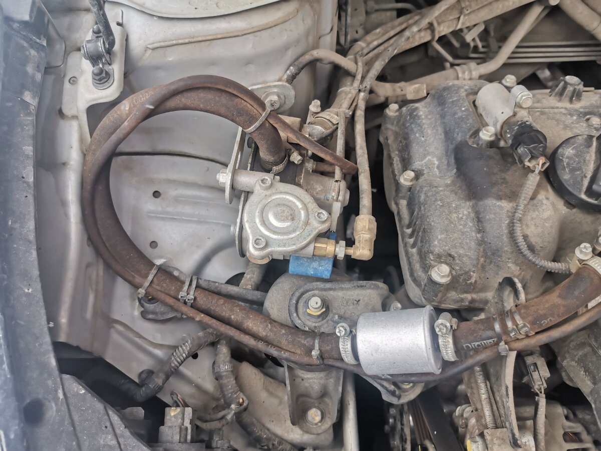 Газовый редуктор на Киа Рио моего товарища.