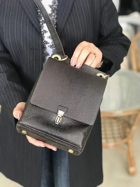 Кожаная сумка "Жанелль - 19". Ателье Ирины Берзиной.