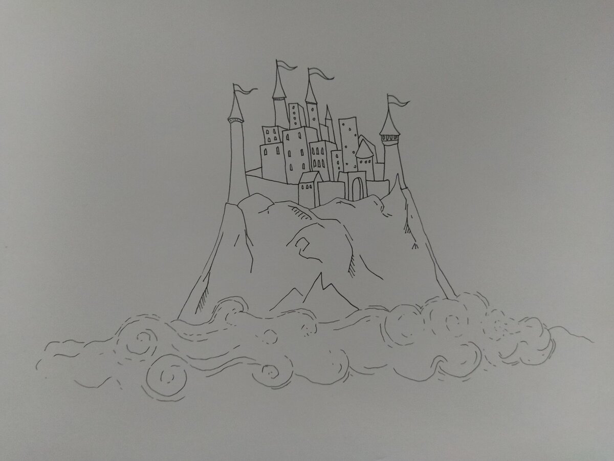 Начало раскраски