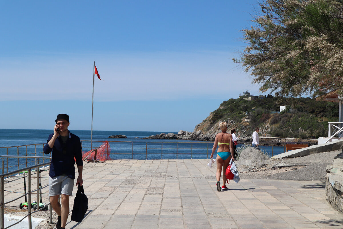 Набережная поселка Форос 