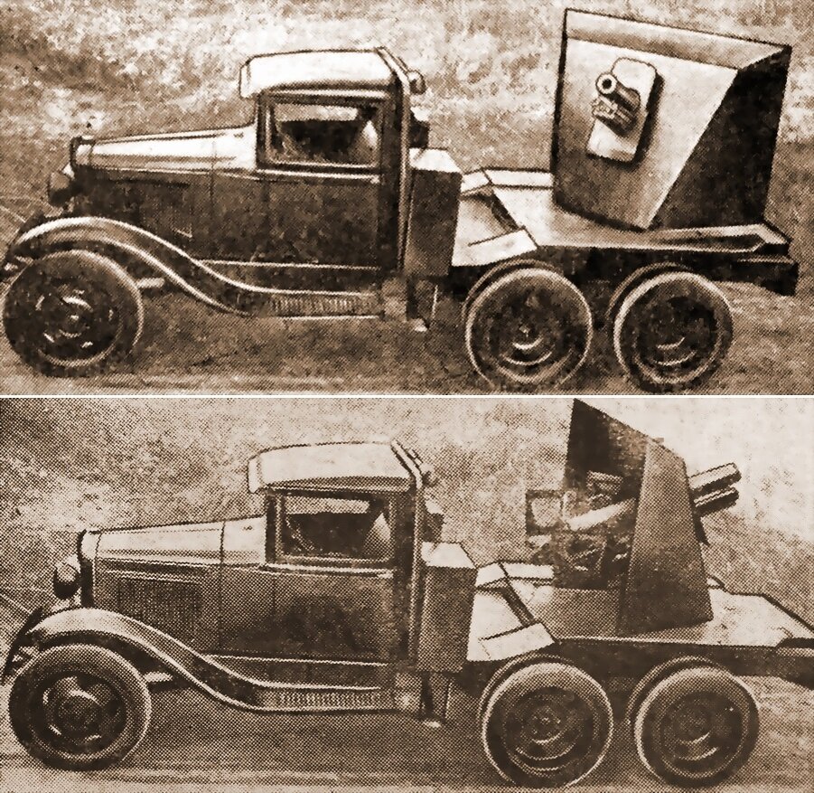 Самоходная артиллерийская установка СУ-12 из наставления 1934 года