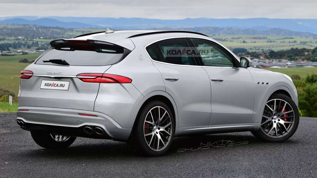 Рендер нового Maserati Grecale, фото: Колёса.ру