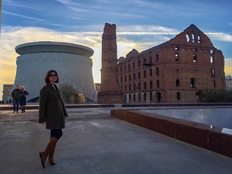 Возле Музея-панорамы и старой мельницы