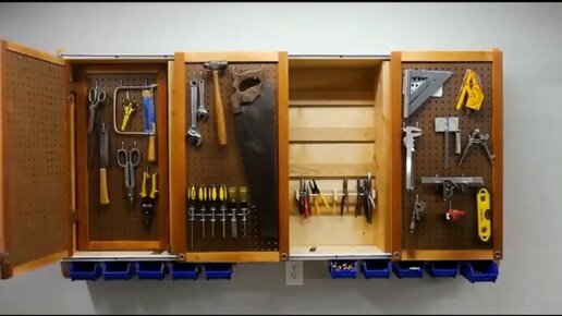 Шкафы для инструментов своими руками