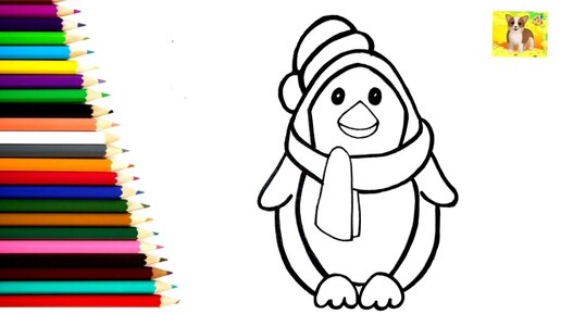 Penguin | Coloring book for children: 24 coloring pages