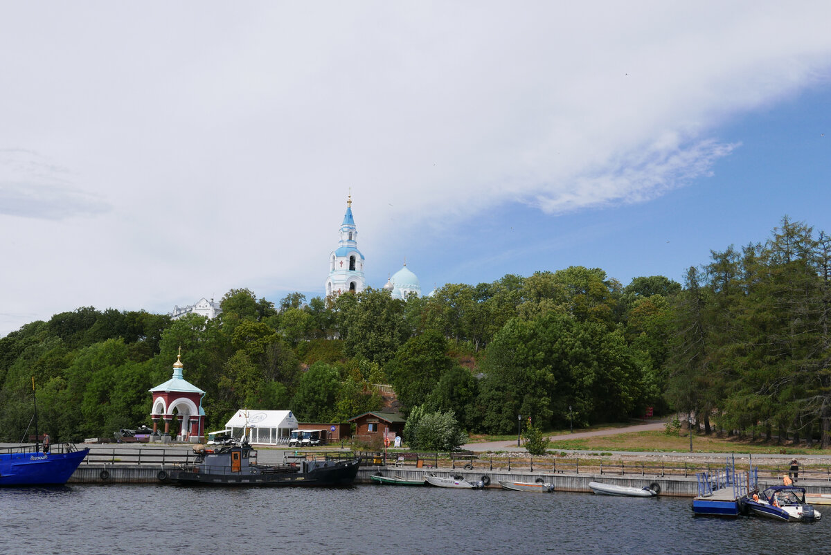 Валаам: вид со стороны монастырской бухты