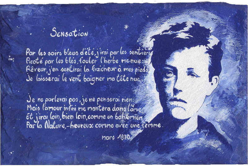 Arthur Rimbaud sur Ardoise 1 by Ddreamage