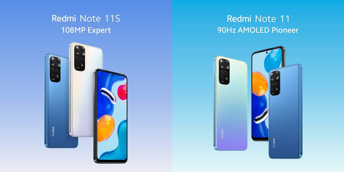 смартфоны Redmi Note 11S и Redmi Note 11