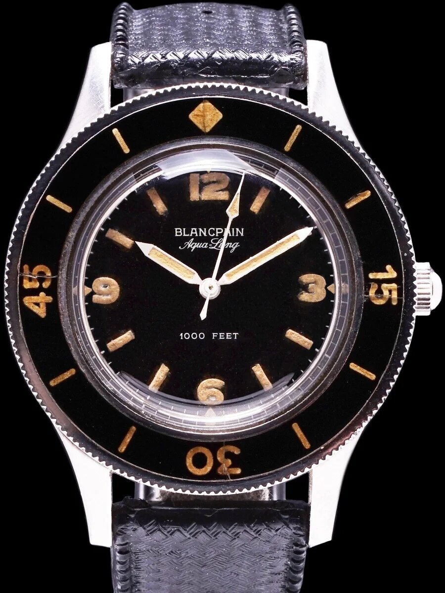 1953 Blancpain Fifty Fathoms (Ref. 2462) Aqualung 1000FT