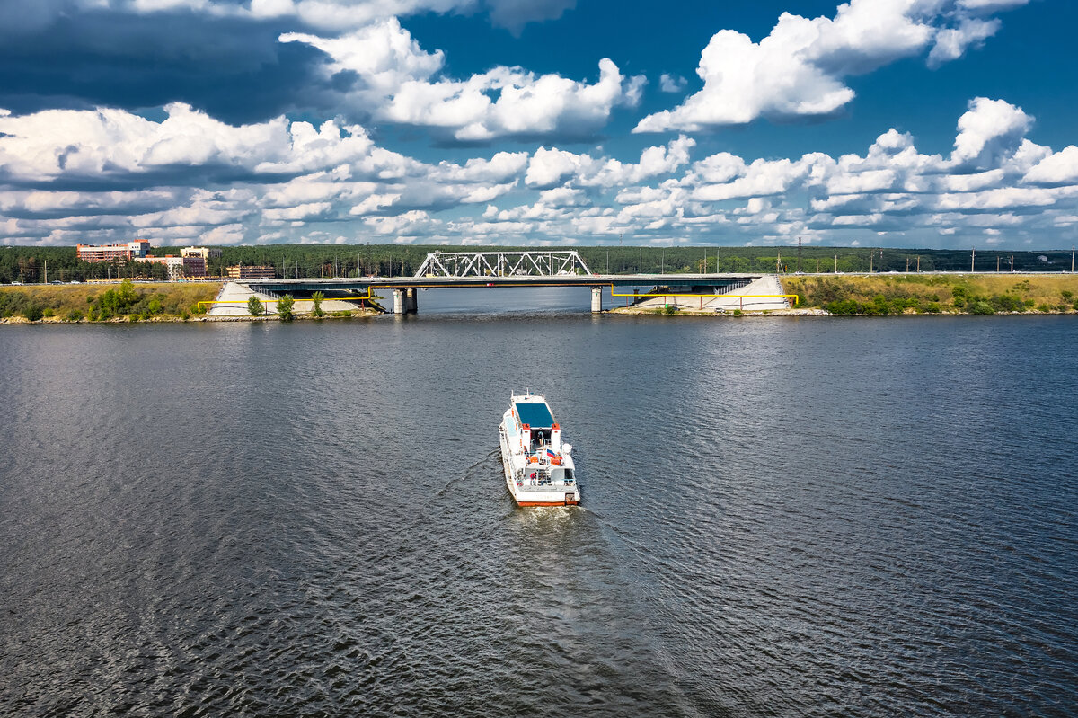 Река Бердь в Бердске