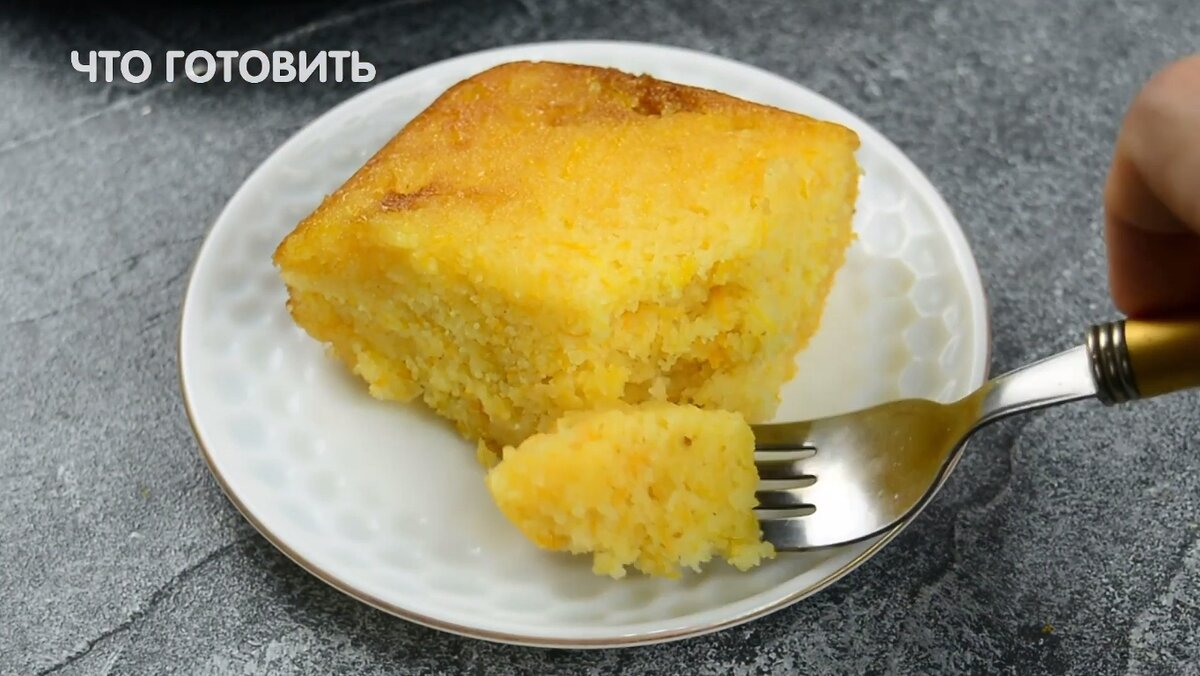 Очень вкусный и полезный манник из тыквы