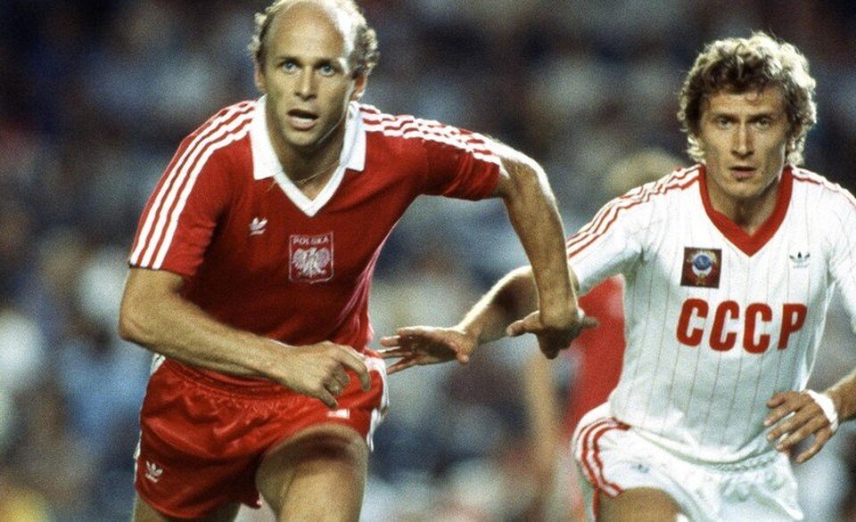     Сергей Боровский в игре за сборную СССР в 1982-м. Фото: football.by