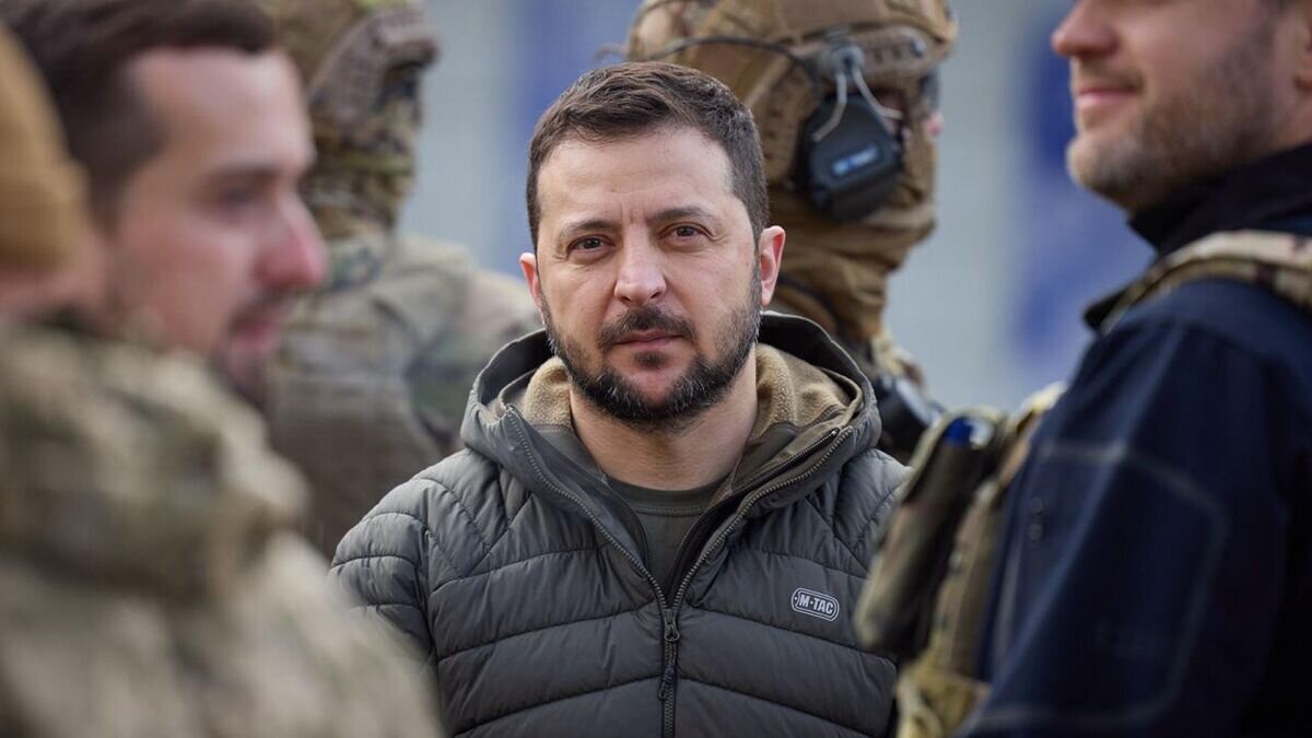    Президент Украины Владимир Зеленский в Херсоне© Фото : Офис президента Украины