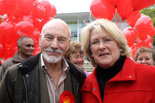 Патрик Стюарт (Patrick Stewart) и Бренда Смит (Brenda Smith) / © Andrew Skudder / flickr