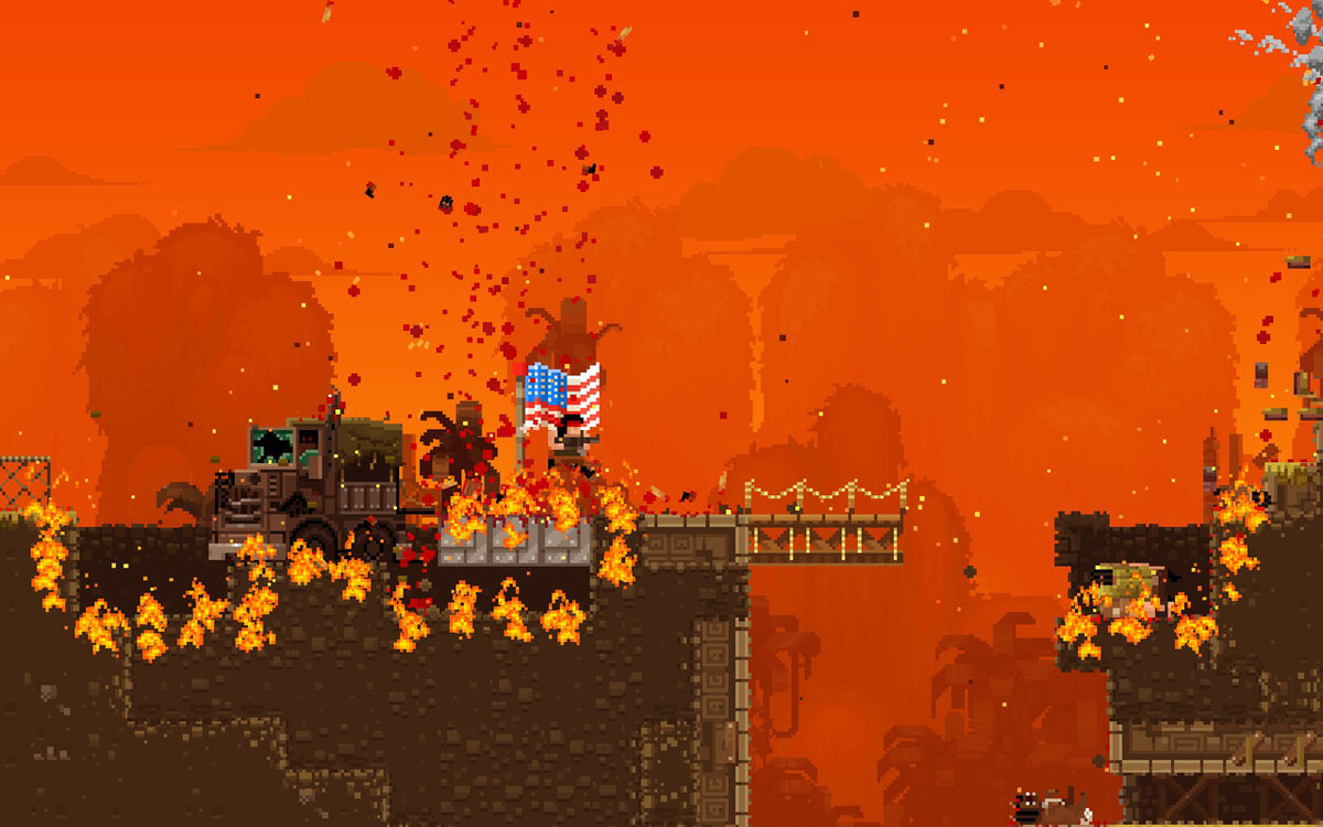 Broforce Лютая Инди игра Для Тех Кому за 25 или Ностальния по Крутым  Боевикам | Malloy | Дзен