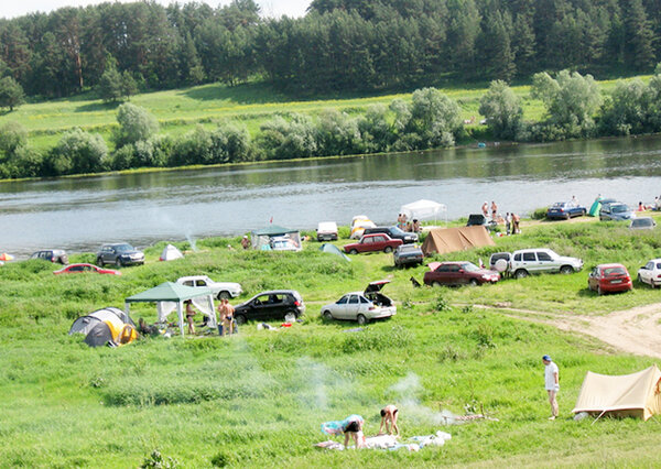 Машины в водоохранной зоне